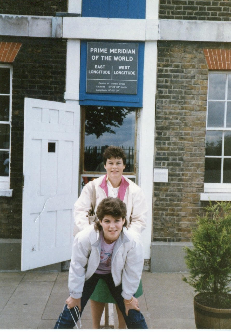 Mary Sadlier and her mom.