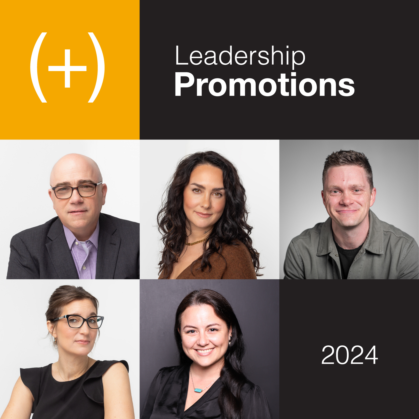 Photos of (add)ventures employees promoted to leadership roles in 2024.